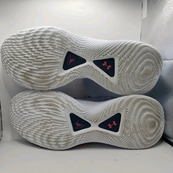 Under Armour Curry Flow 9 Warp the Game Day 3025684-405 Mens Size 16 - Picture 6 of 7